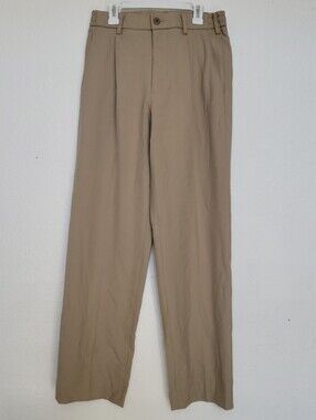 Men's Classic Khaki Dress Pants - Versatile Straight Fit Unbranded 30"